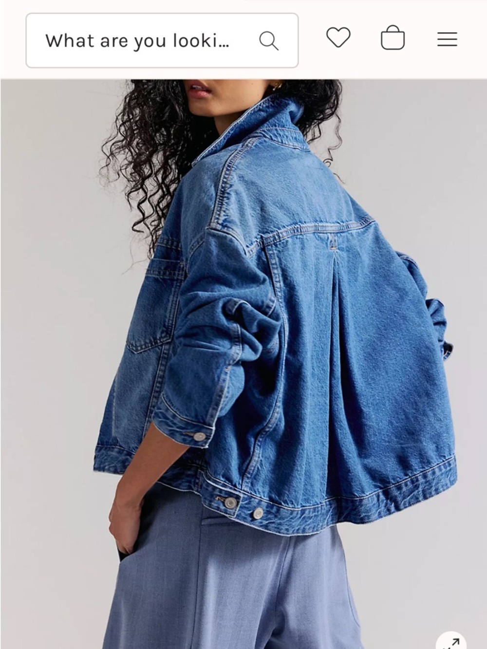 We The Free Opal Swing denim jacket